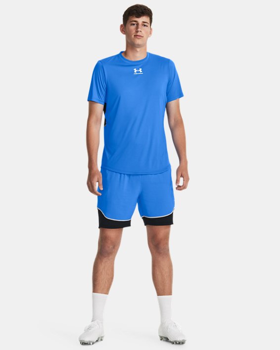 Men's UA Challenger Pro Training Short Sleeve, Blue, pdpMainDesktop image number 2
